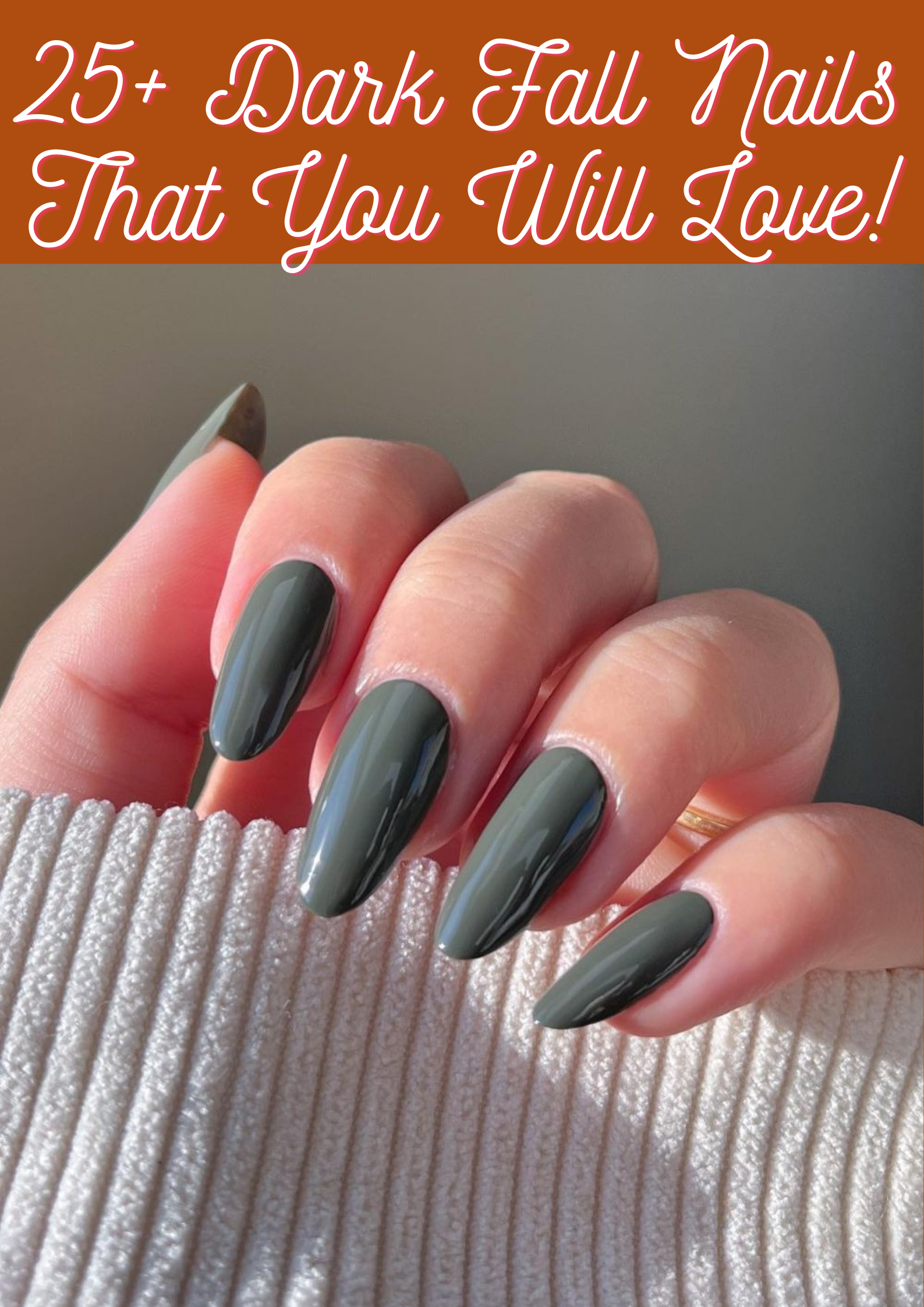 Dark Fall Nails
