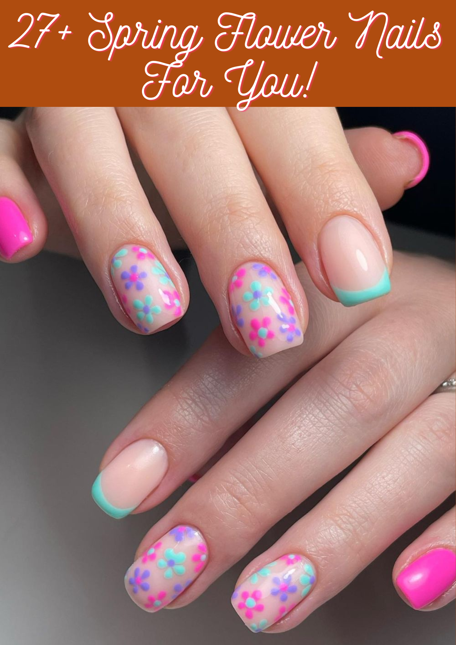 Spring Flower Nails