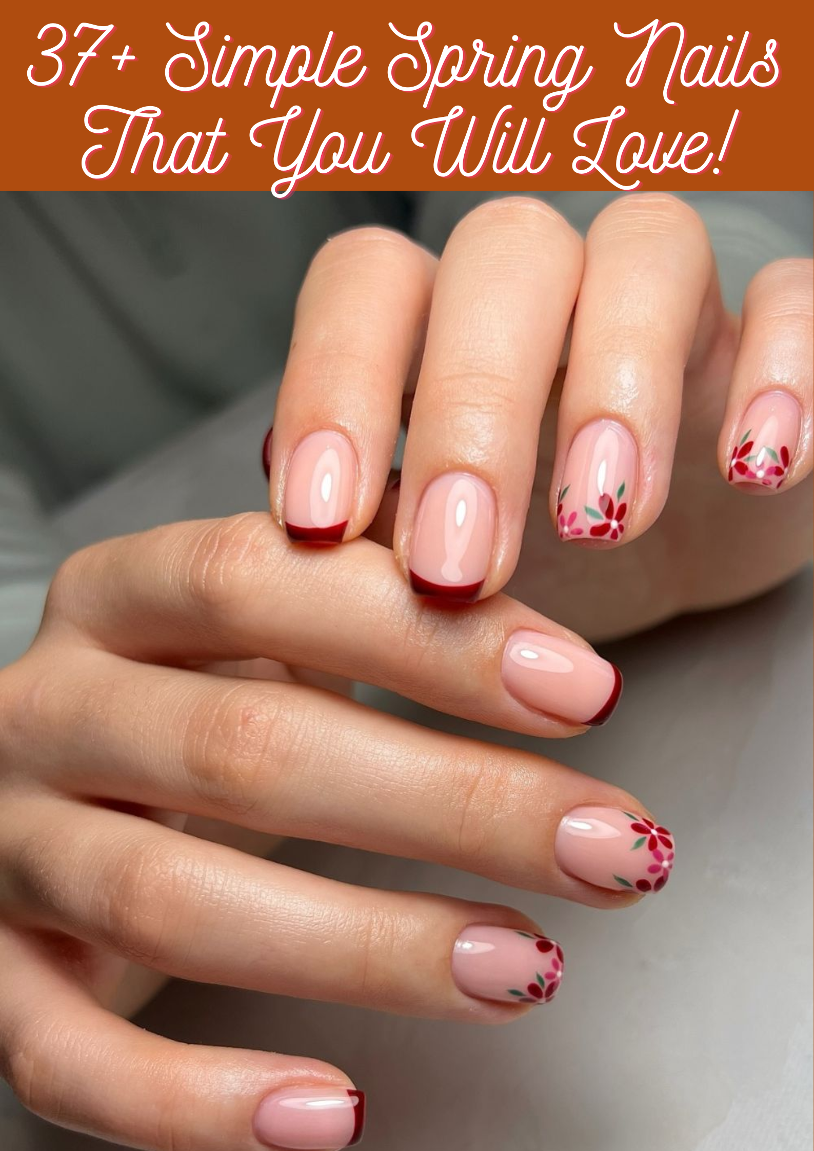 Simple Spring Nails