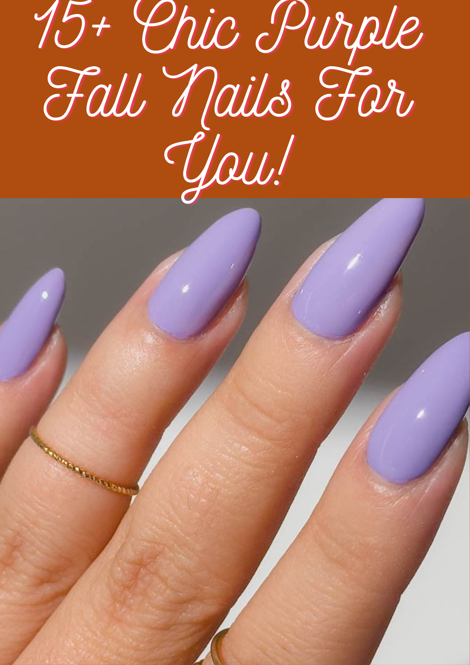 Chic Purple Nails