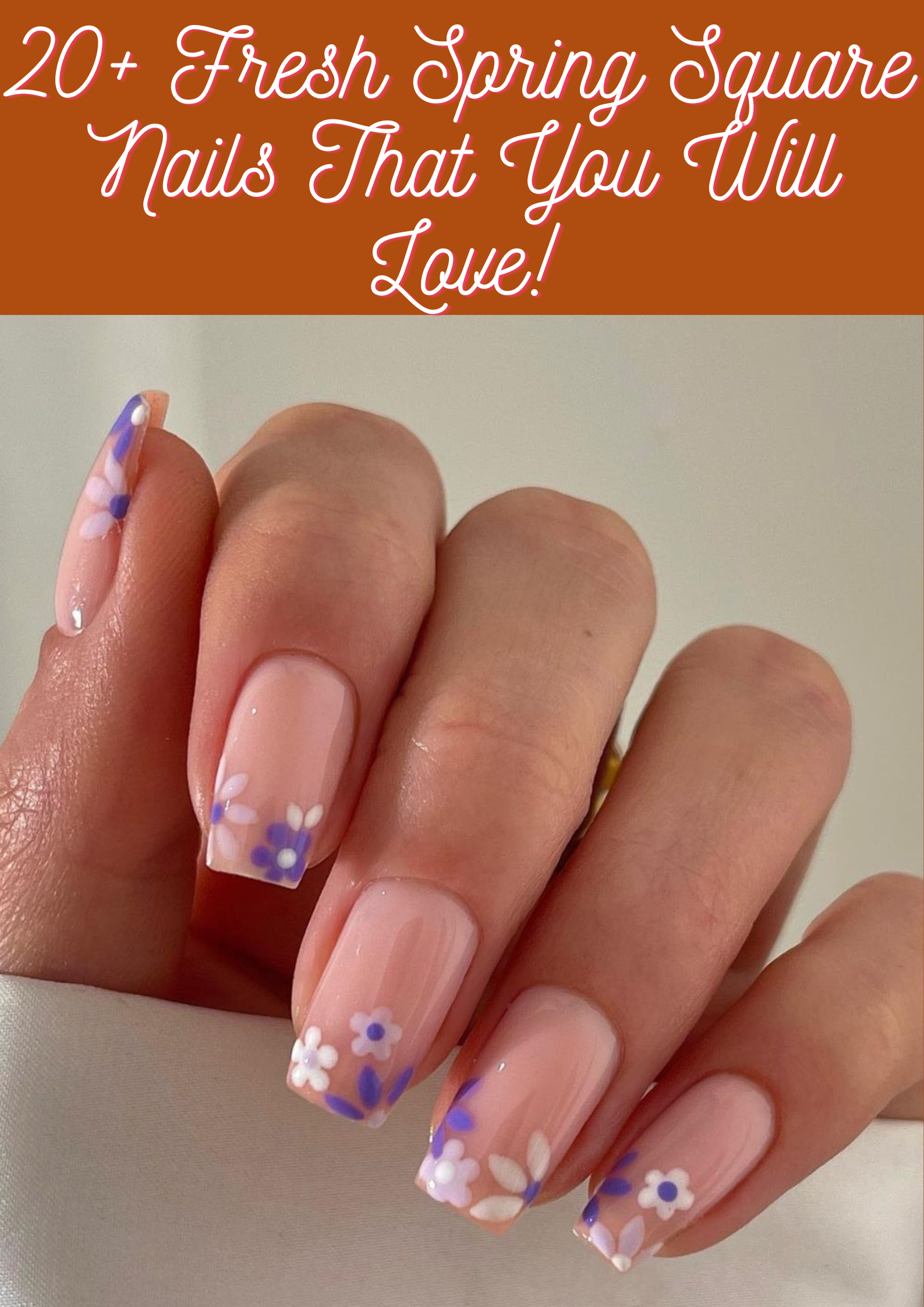 Spring Square Nails