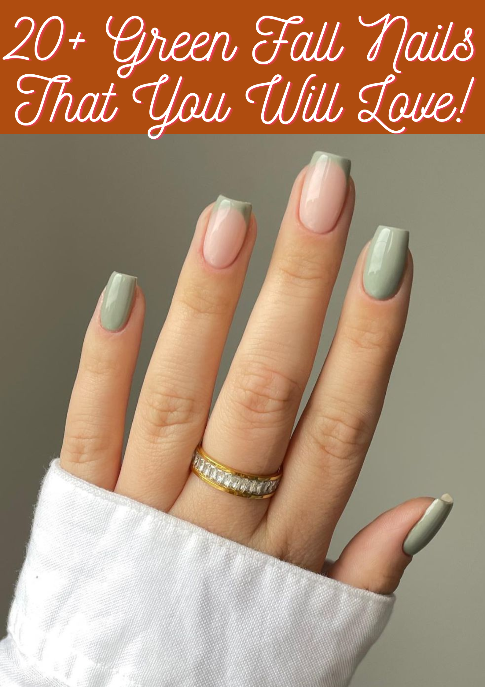 Green Fall Nails