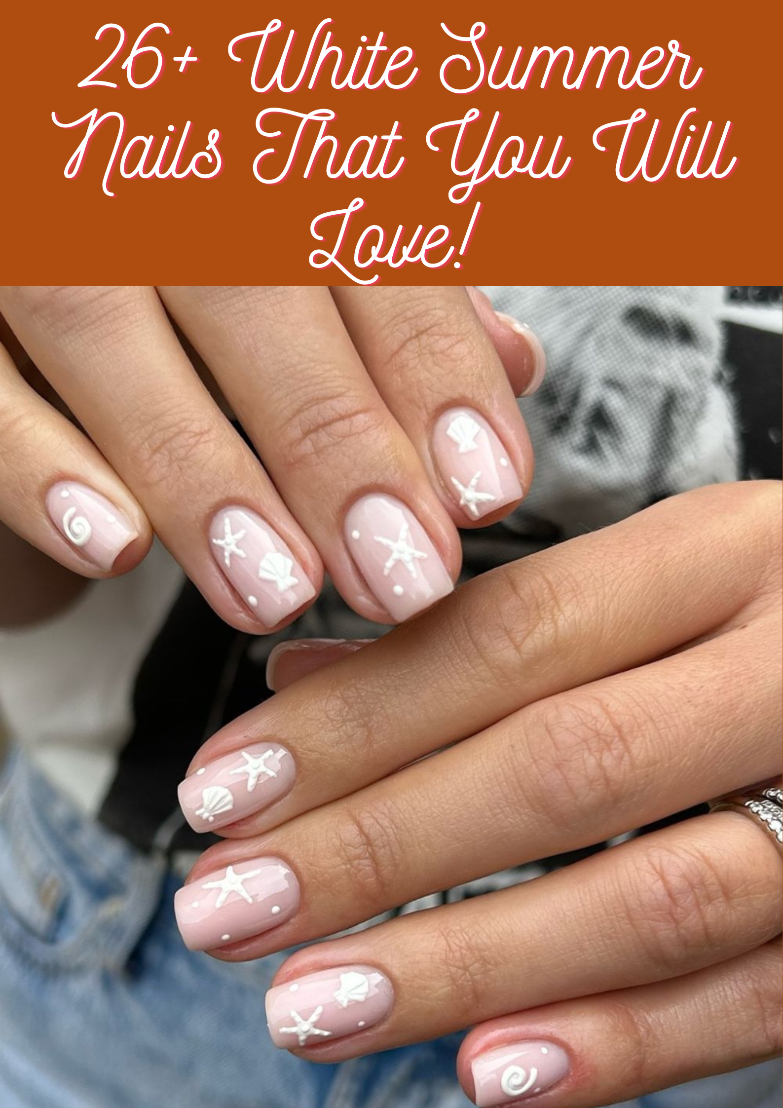 White Summer Nails