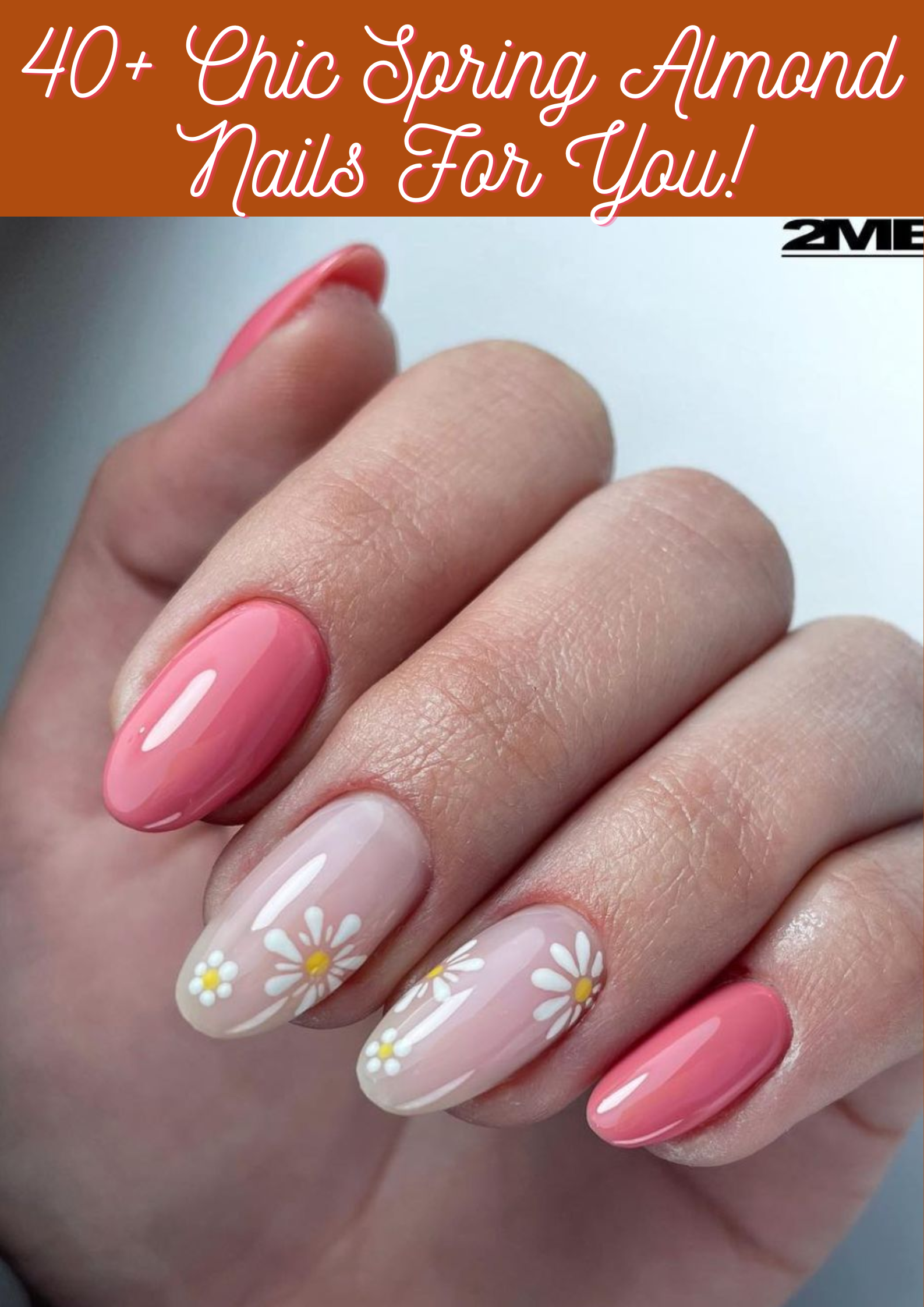 Spring Almond Nails