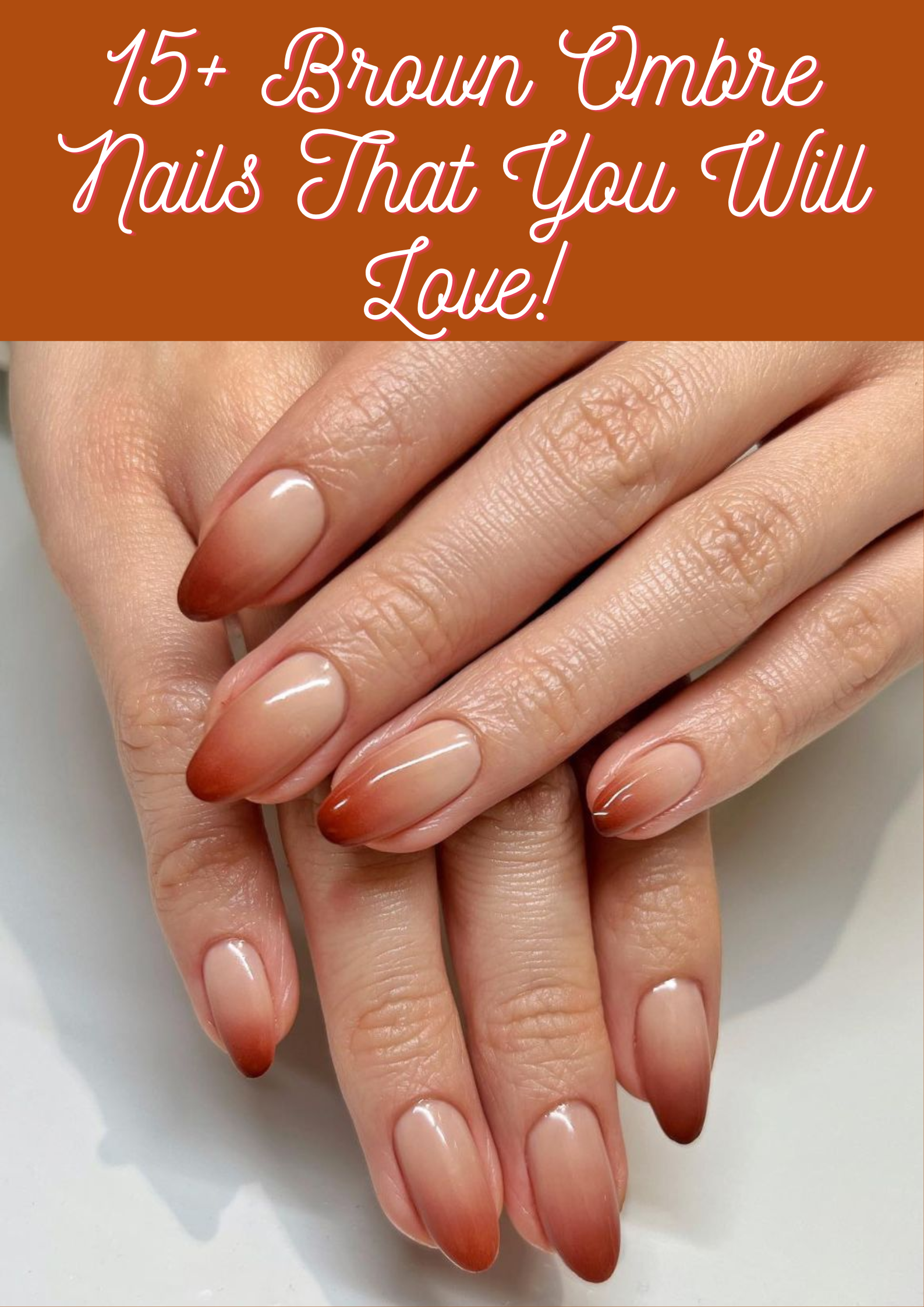 Brown Ombre Nails