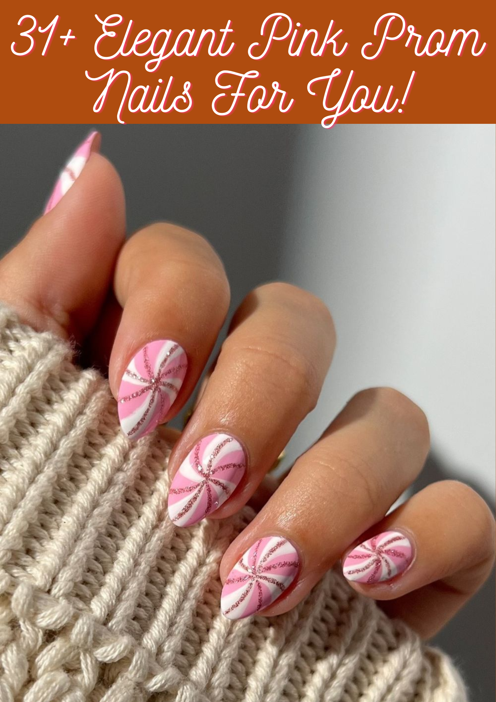 Pink Prom Nails