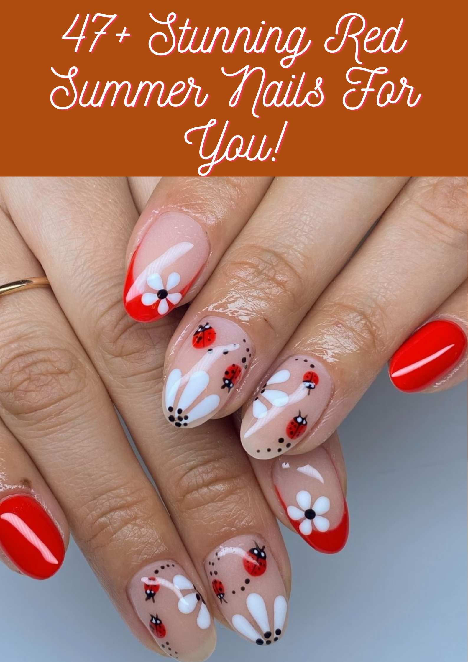 Red Summer Nails
