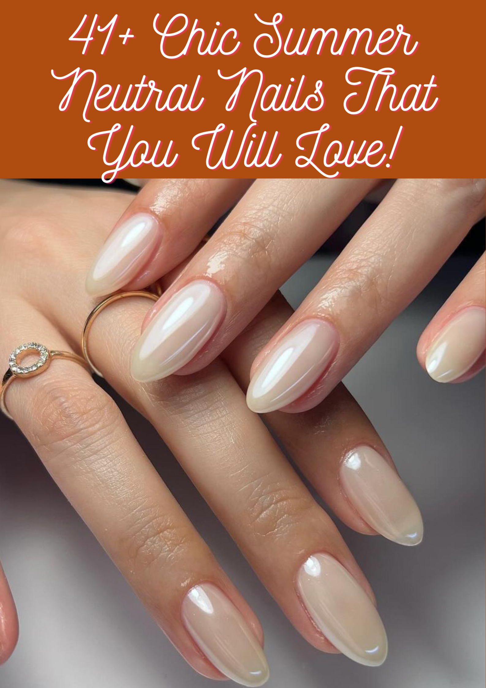 Summer Neutral Nails