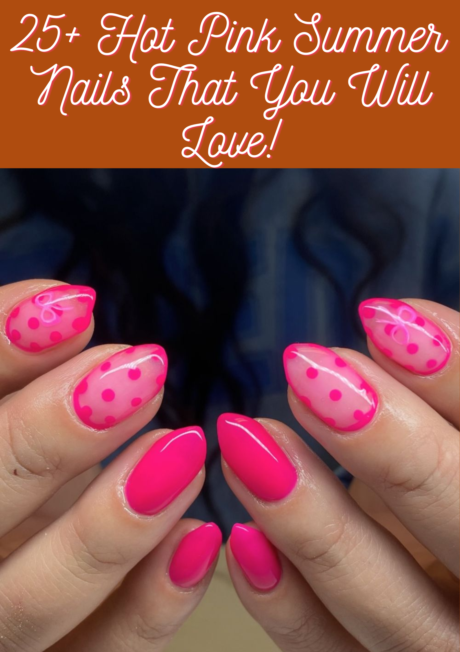 Pink Summer Nails