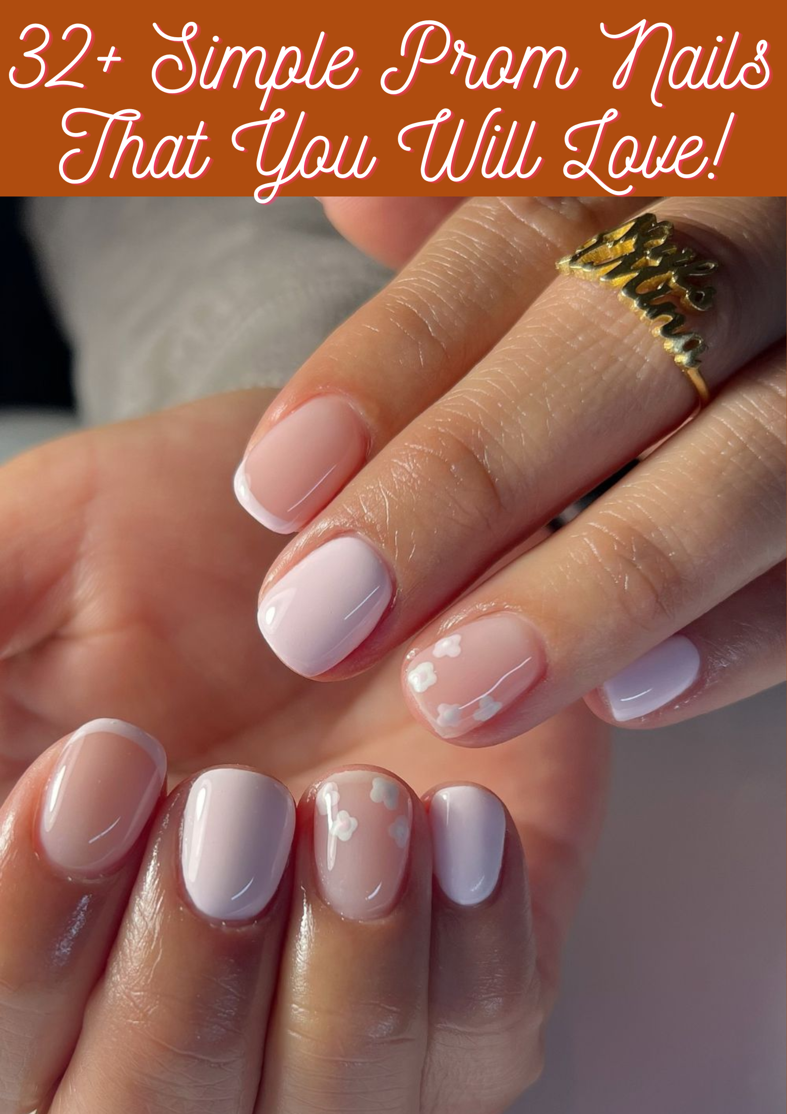 Simple Prom Nails