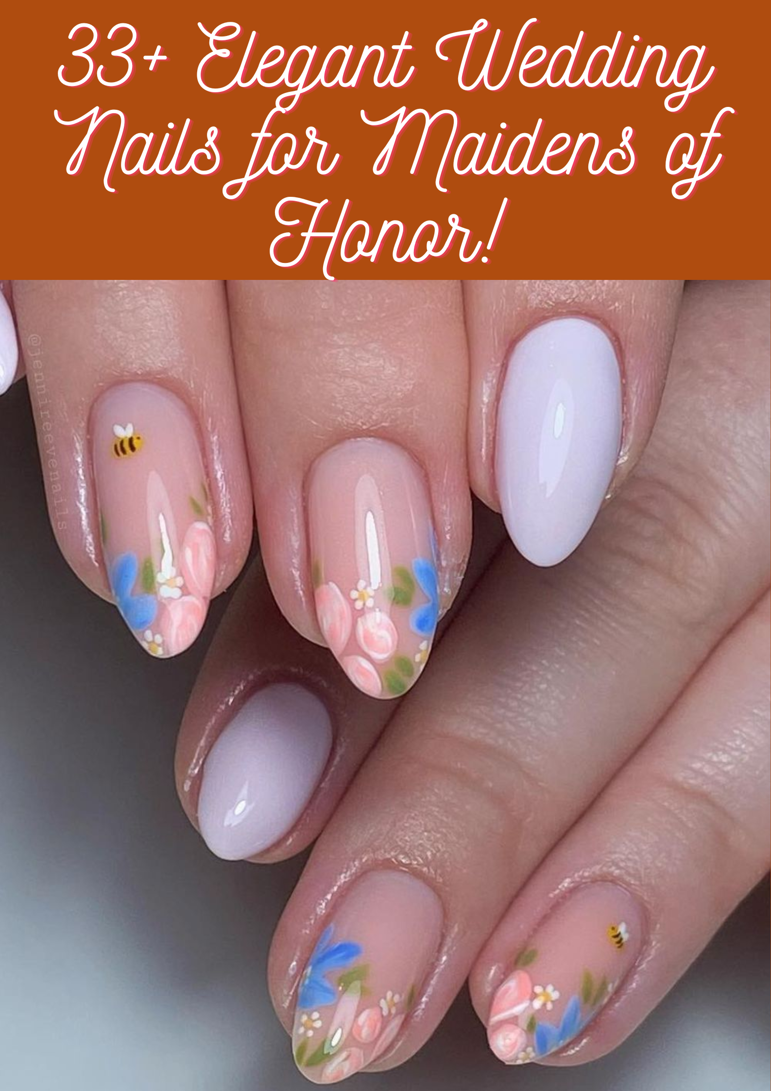 Elegant Wedding Nails