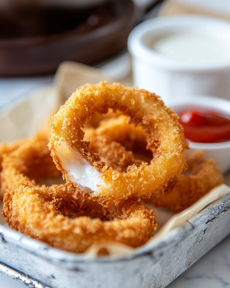 homemade onion rings