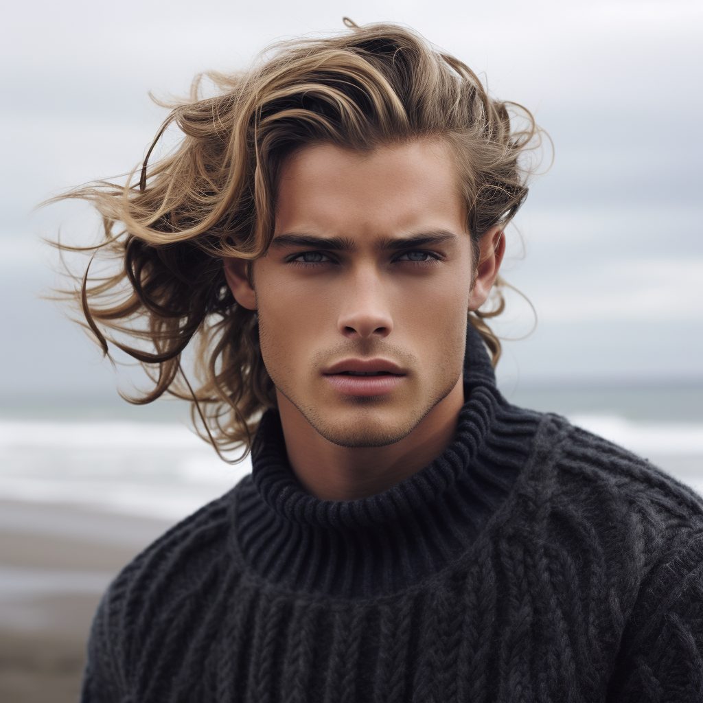 Long and Wavy Hairstyles for Men