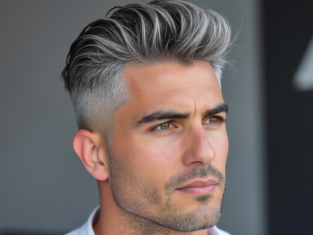 Hairstyles for Men With Natural Gray Hair