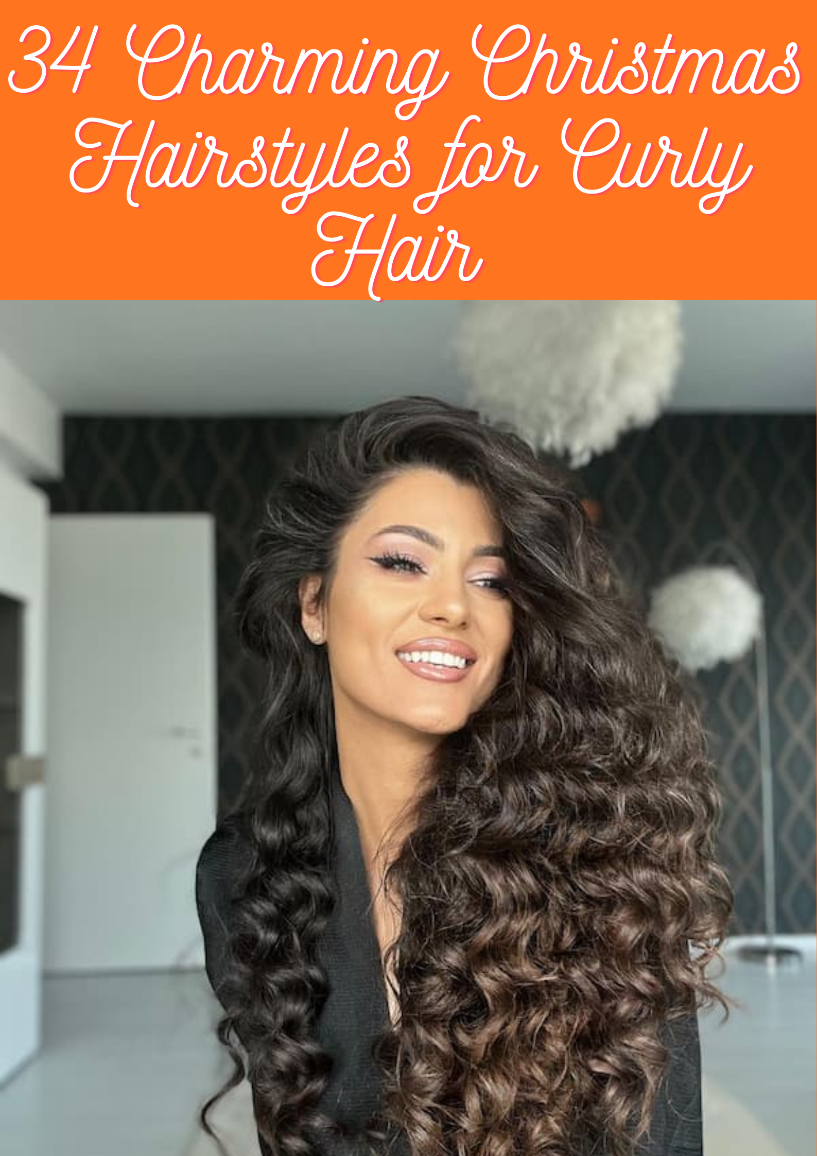 Christmas Hairstyles for Curly Hair