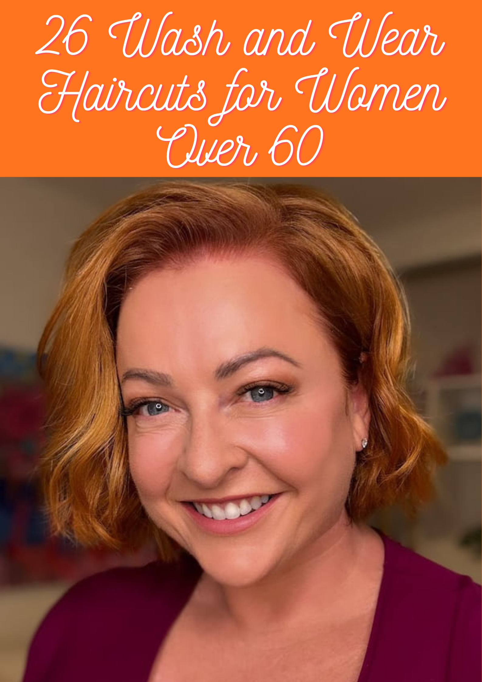 Wash and Wear Haircuts for Women Over 60