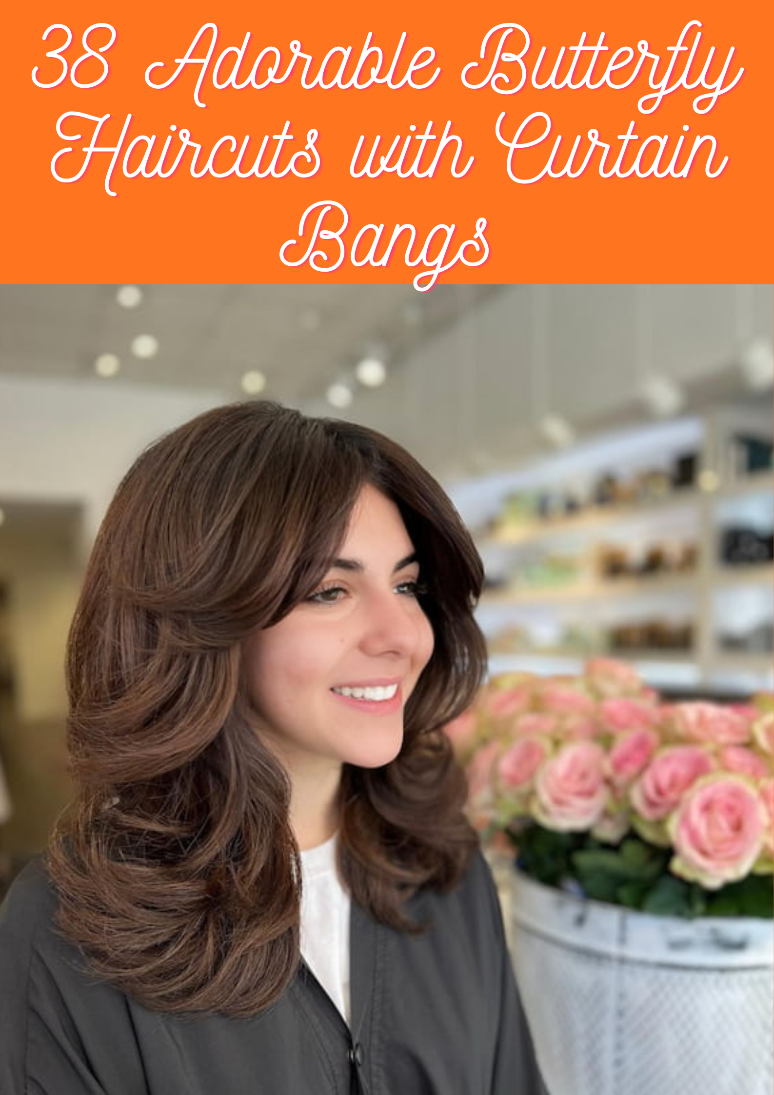 Butterfly Haircuts with Curtain Bangs