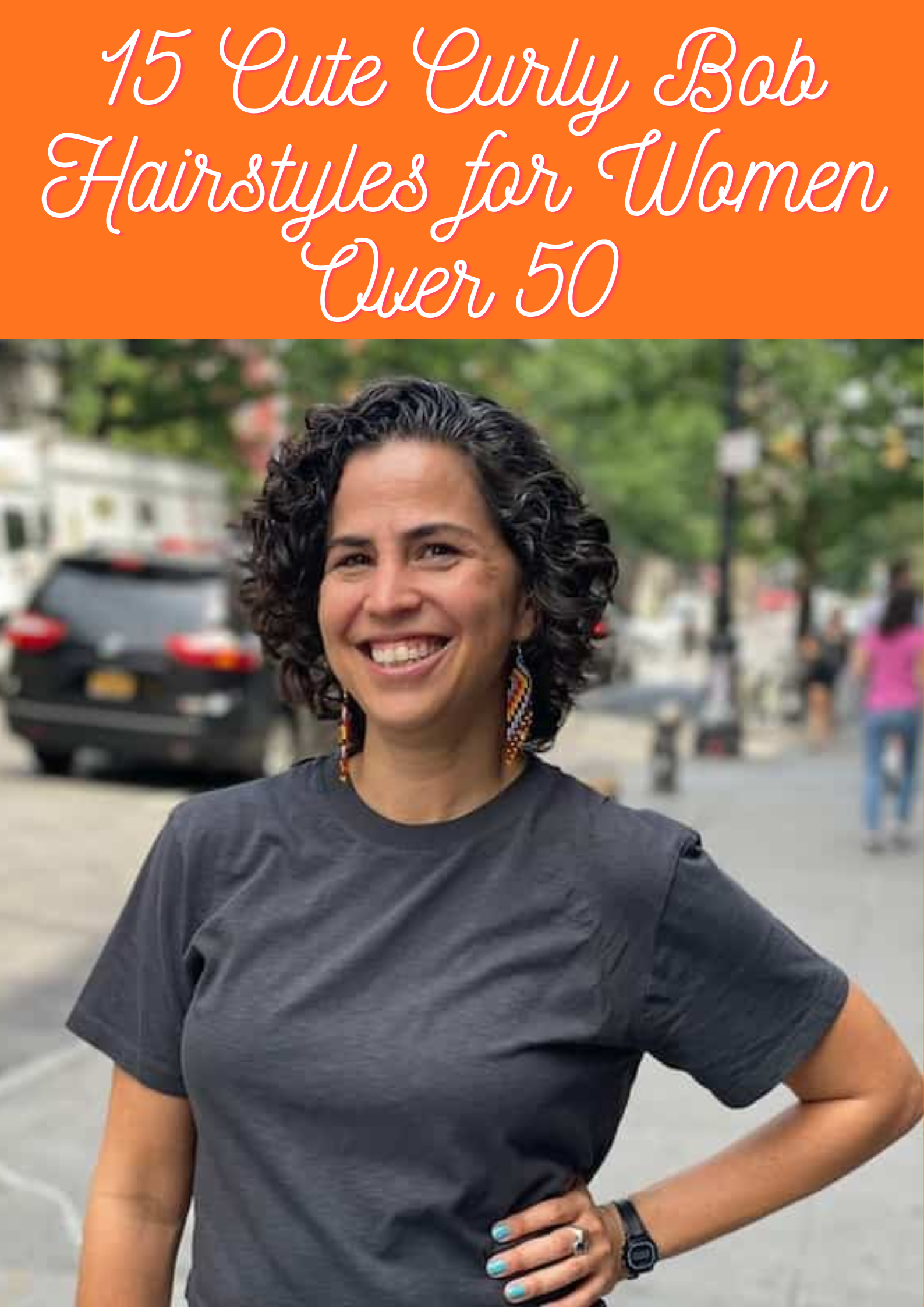 Curly Bob Hairstyles for Women Over 50