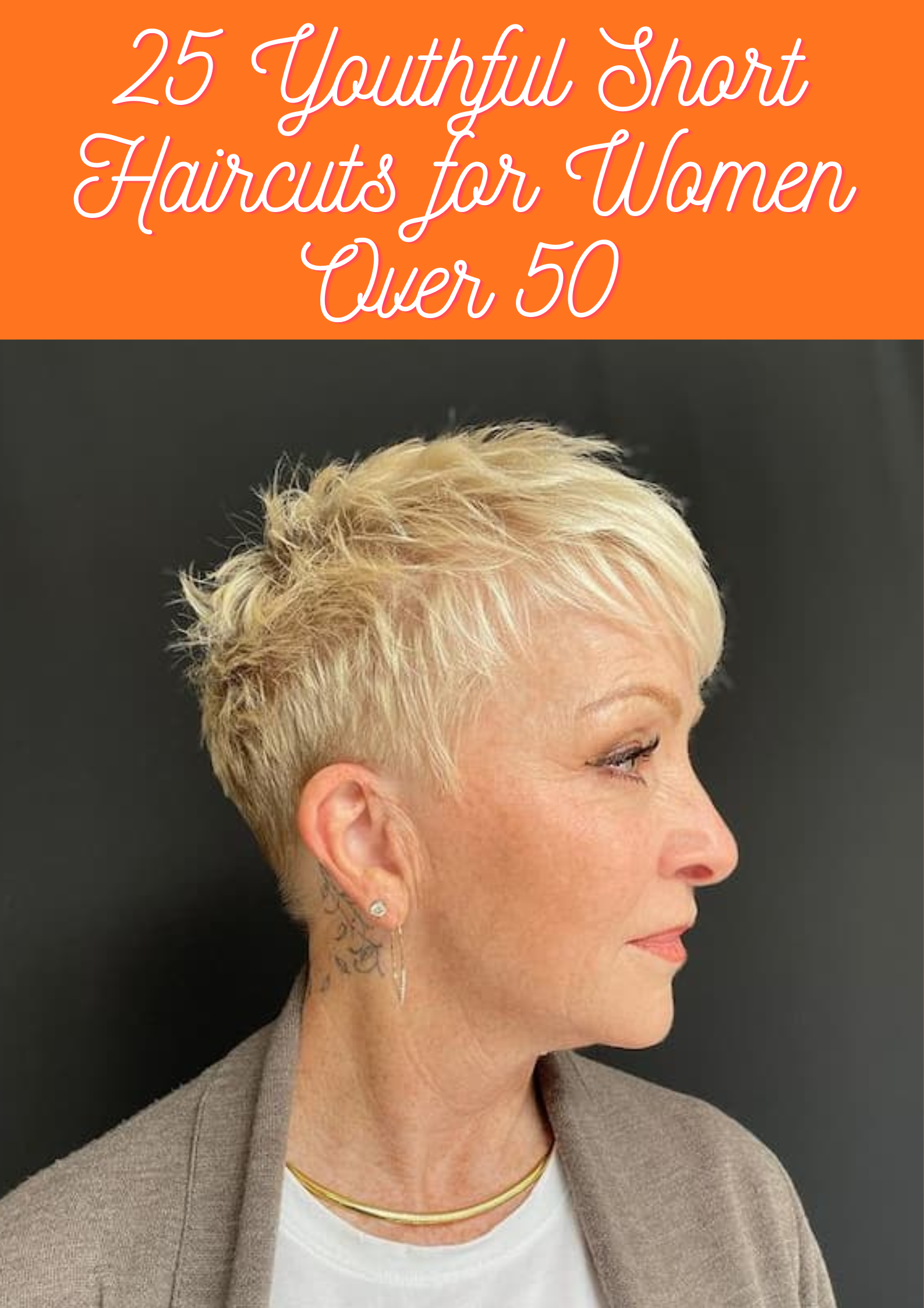 Short Haircuts for Women Over 50