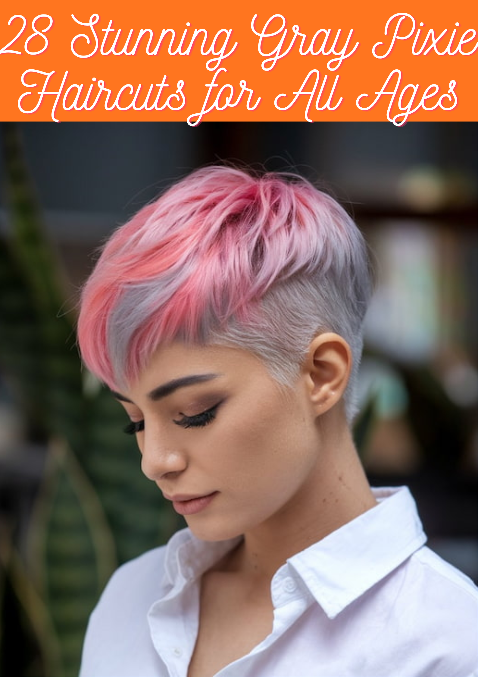 Gray Pixie Haircuts