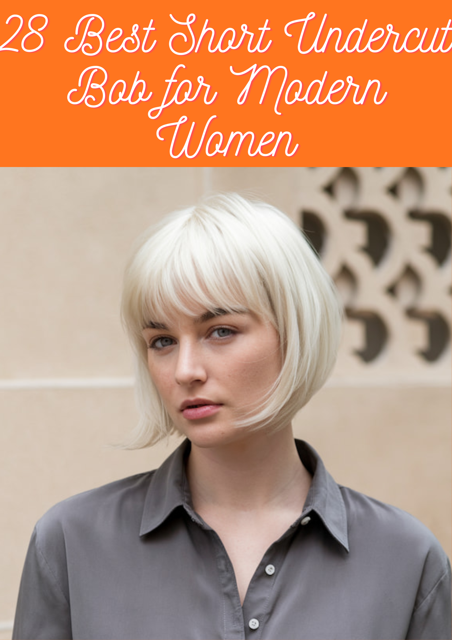 Short Undercut Bob