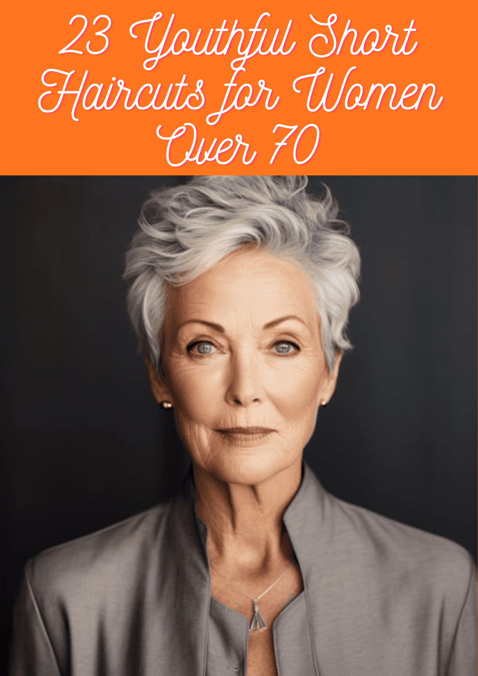 Short Haircuts for Women Over 70