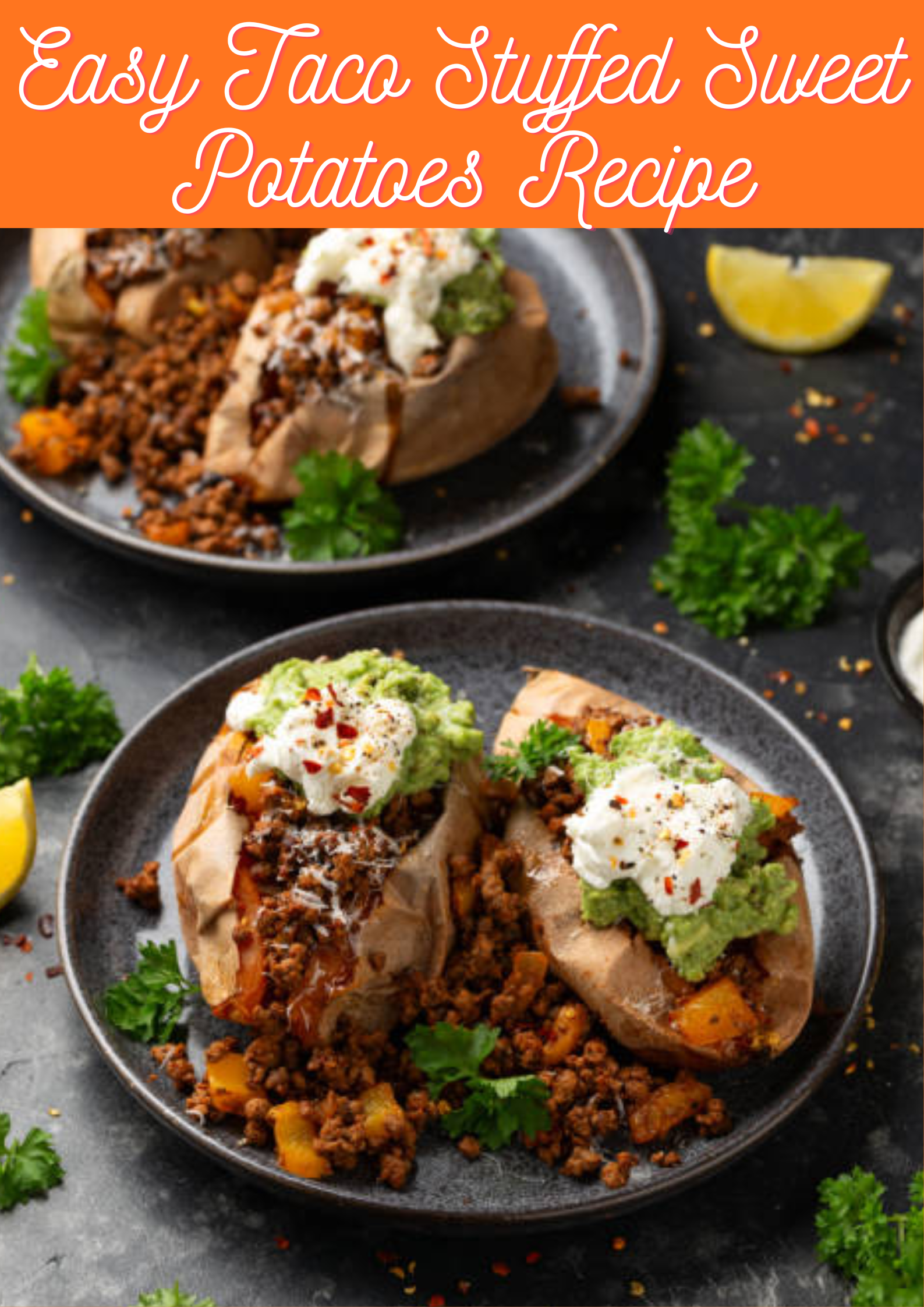 Taco Stuffed Sweet Potatoes Recipe