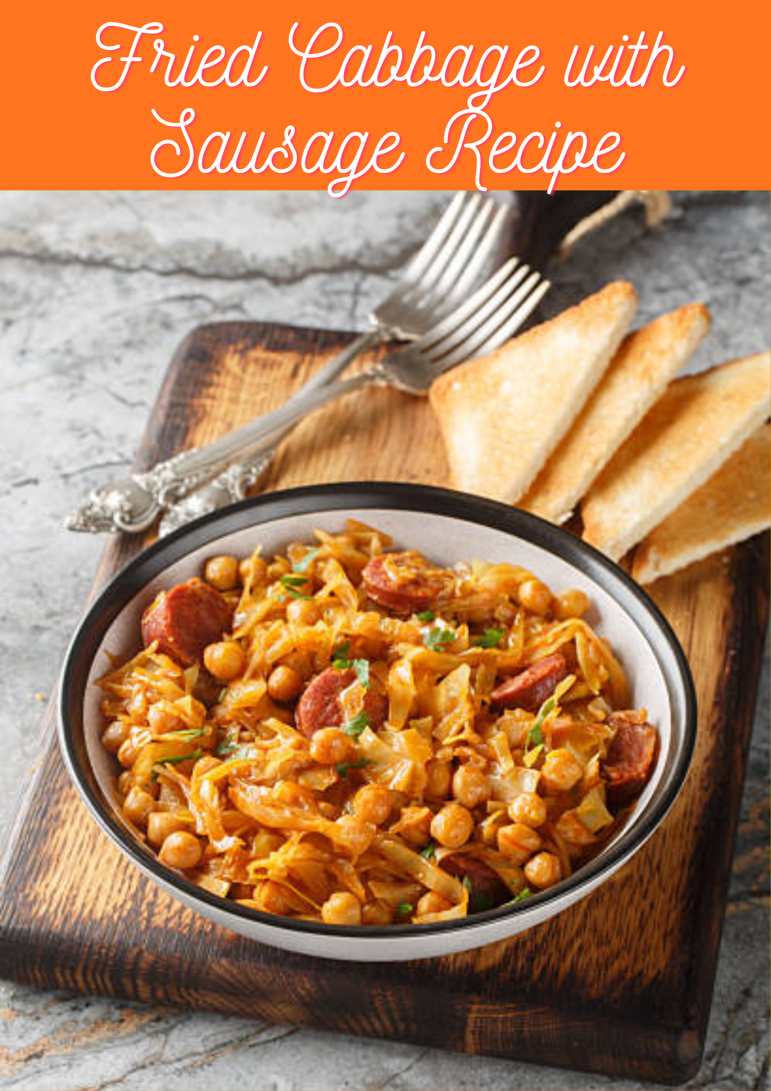 Fried Cabbage with Sausage Recipe