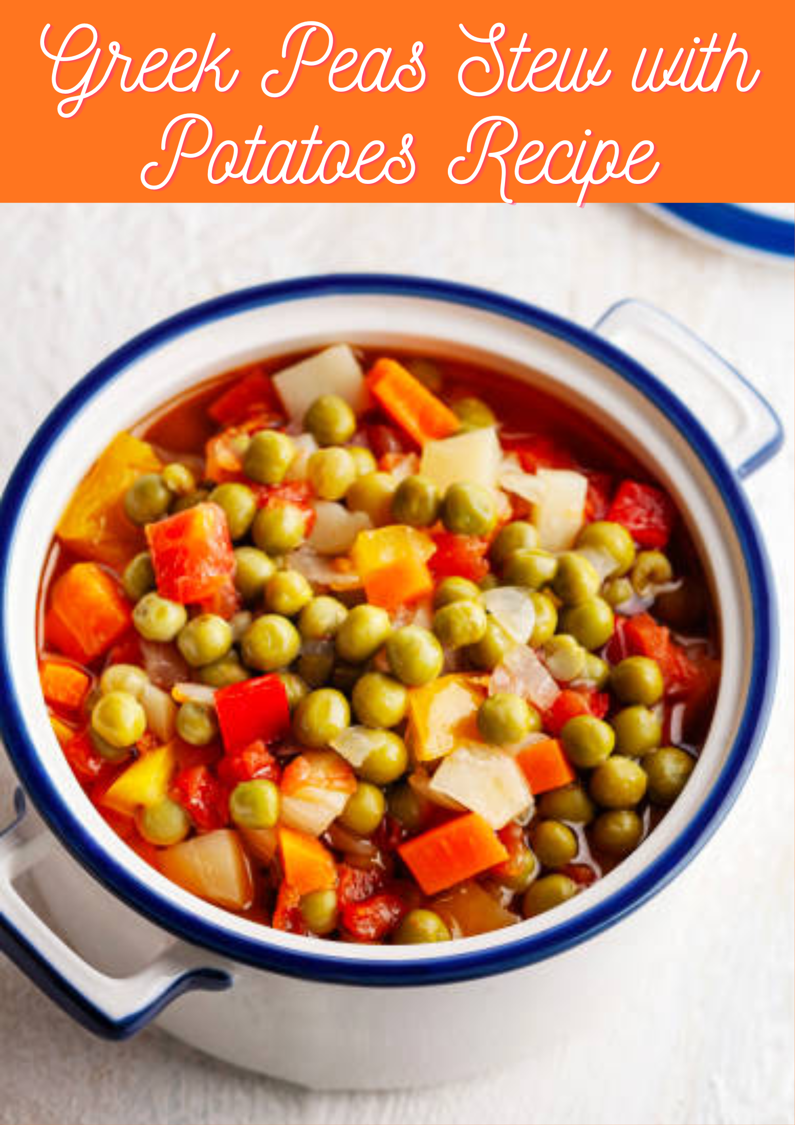 Greek Peas Stew with Potatoes Recipe
