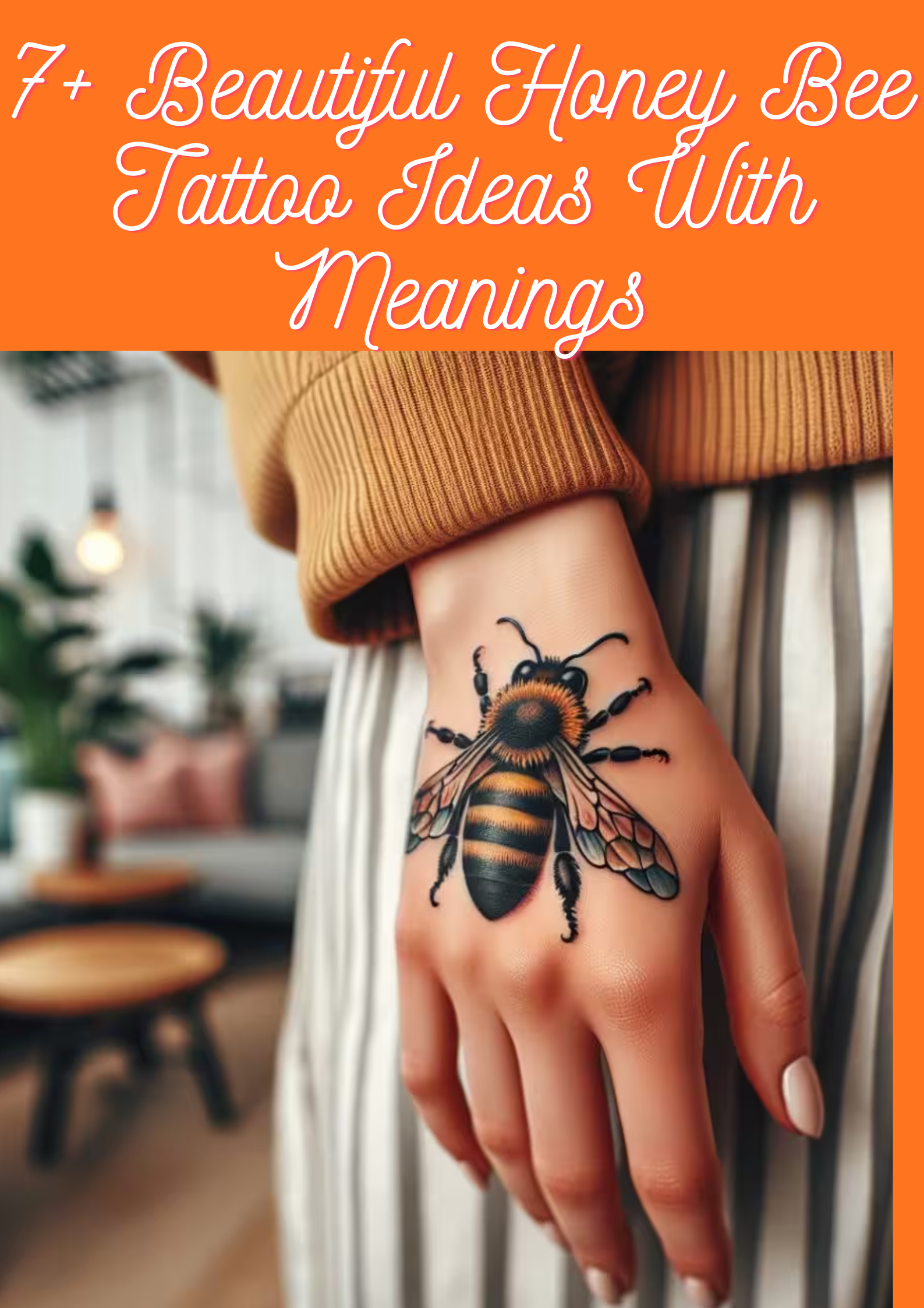 Honey Bee Tattoo