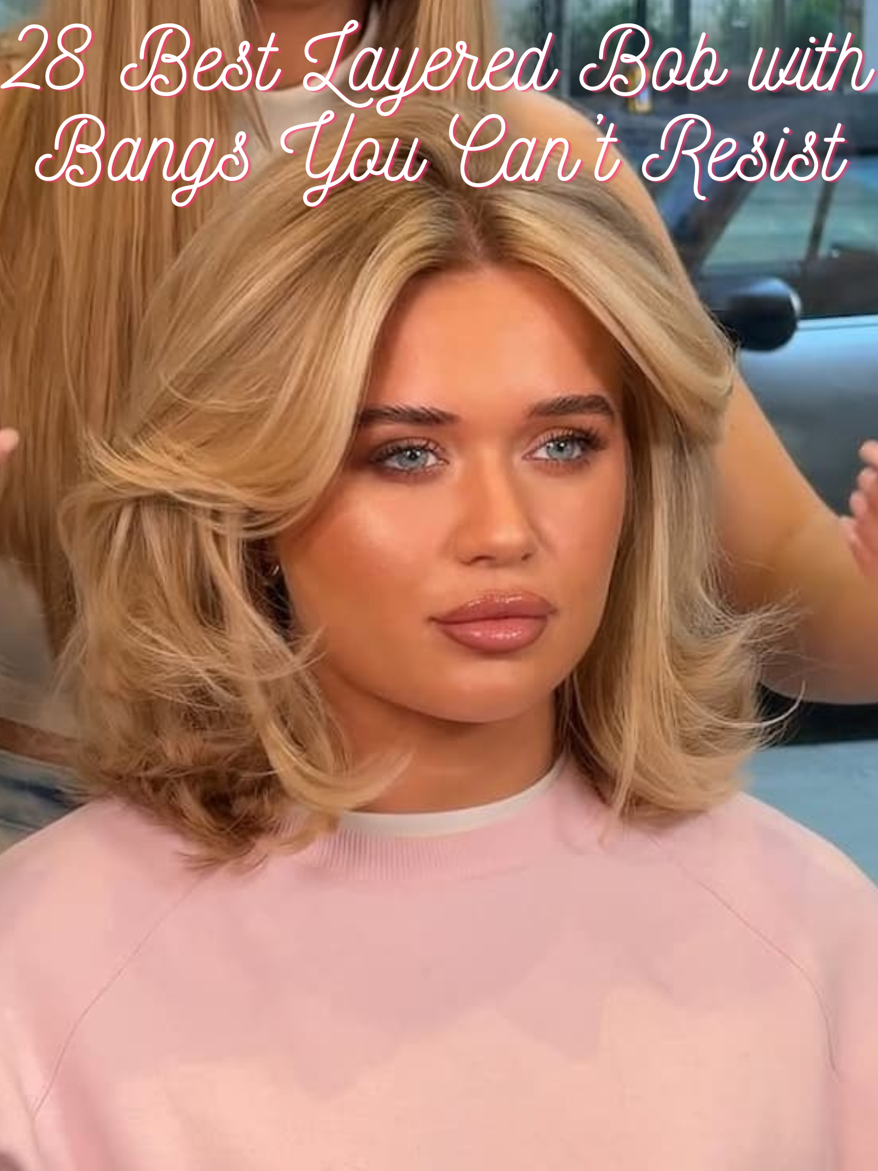 Layered Bob with Bangs