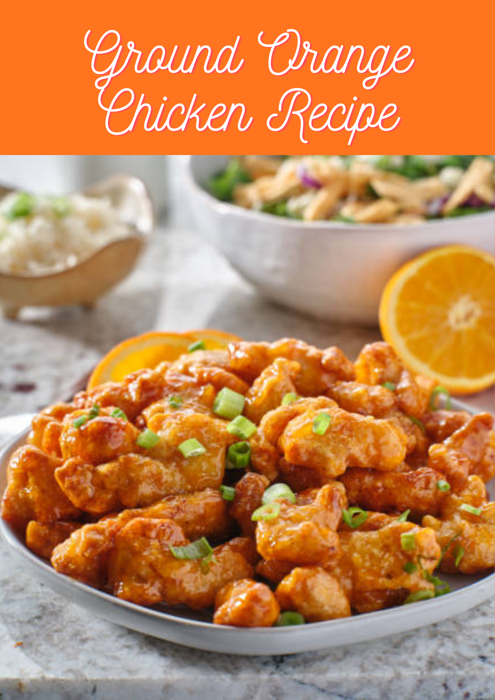 Ground Orange Chicken Recipe