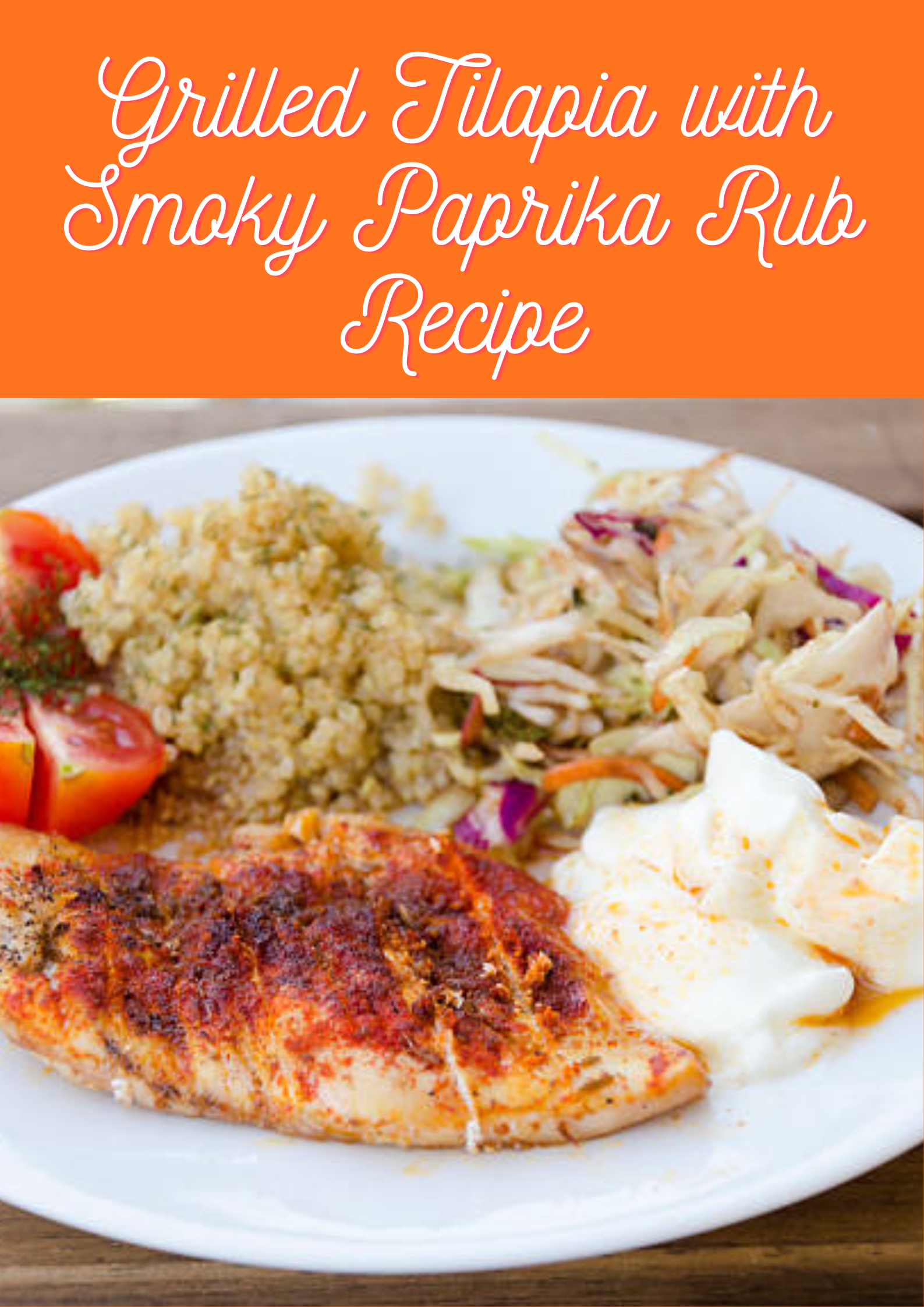 Grilled Tilapia with Smoky Paprika Rub Recipe